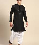 Solid straight kurta