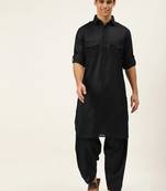 Solid pathani kurta