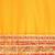 Yellow bandhani saree with lace border and unstitched blouse piece