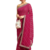 Pink leheriya saree with lace border and  unstitched blouse piece