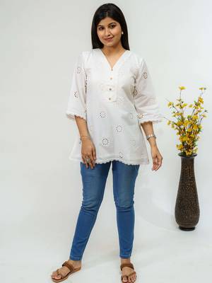 Tsucchi traditions on cloud 9 hakoba short kurti 2