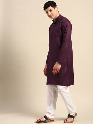 Solid straight kurta 3