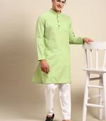 Solid straight kurta