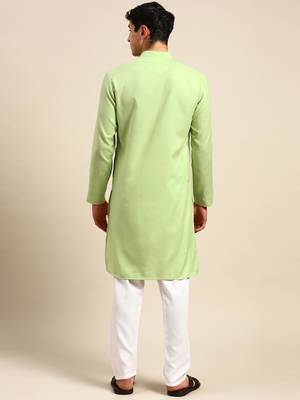 Solid straight kurta 4