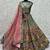 Pista Embroidered Velvet Lehenga-Choli