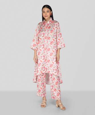 Digital printed long shirt set 1