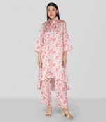 Digital printed long shirt set