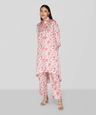 Digital printed long shirt set 3