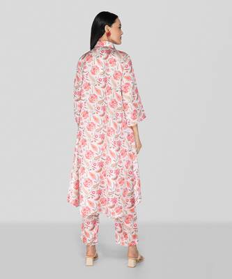 Digital printed long shirt set 4