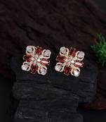 Rani color american diamond stud earrings