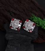 Rani color american diamond stud earrings