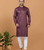 Premium Collection Of Trendy Designer Kurta Pyjama Readymade Men's Wear