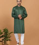 Premium Collection Of Trendy Designer Kurta Pyjama Readymade Men's Wear