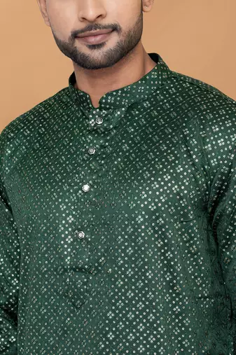 Premium Collection Of Trendy Designer Kurta Pyjama Readymade Men's Wear