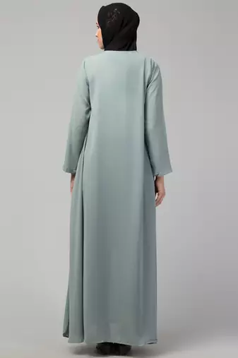 Nazneen front open with Zip Daily wear Basic Abaya/ Burqa/ Naqab