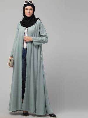 Nazneen front open with Zip Daily wear Basic Abaya/ Burqa/ Naqab 5
