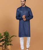 Premium Collection Of Trendy Designer Kurta Pyjama Readymade Men's Wear