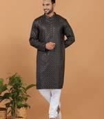 Premium Collection Of Trendy Designer Kurta Pyjama Readymade Men's Wear