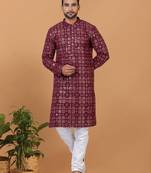 Premium Collection Of Trendy Designer Kurta Pyjama Readymade Men's Wear