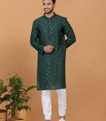 Premium Collection Of Trendy Designer Kurta Pyjama Readymade Men's Wear