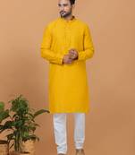 Premium Collection Of Trendy Designer Kurta Pyjama Readymade Men's Wear