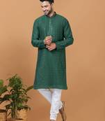 Premium Collection Of Trendy Designer Kurta Pyjama Readymade Men's Wear