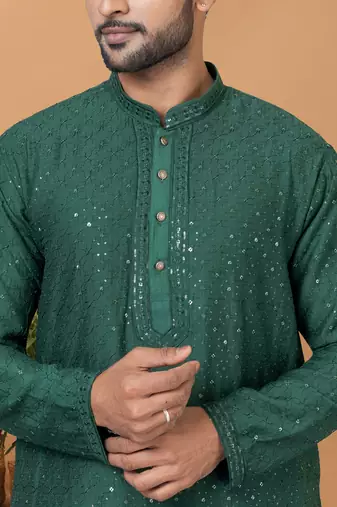 Premium Collection Of Trendy Designer Kurta Pyjama Readymade Men's Wear