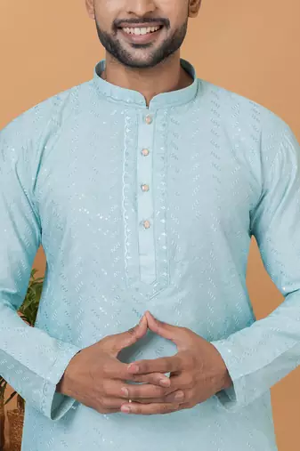 Premium Collection Of Trendy Designer Kurta Pyjama Readymade Men's Wear