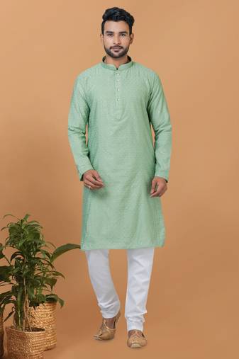 Premium Collection Of Trendy Designer Kurta Pyjama Readymade Men's Wear