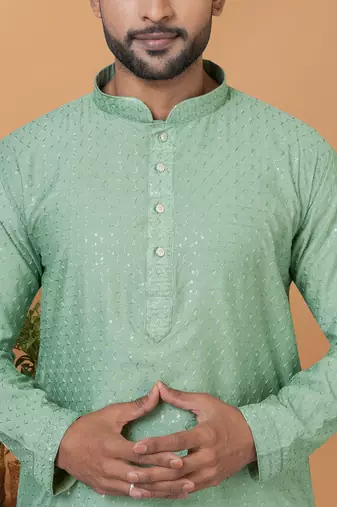 Premium Collection Of Trendy Designer Kurta Pyjama Readymade Men's Wear