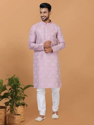 Premium Collection Of Trendy Designer Kurta Pyjama Readymade Men's Wear 1