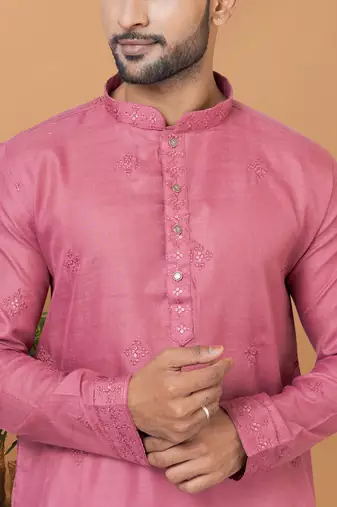 Premium Collection Of Trendy Designer Kurta Pyjama Readymade Men's Wear