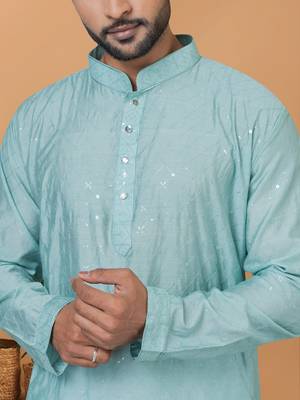 Premium Collection Of Trendy Designer Kurta Pyjama Readymade Men's Wear 2