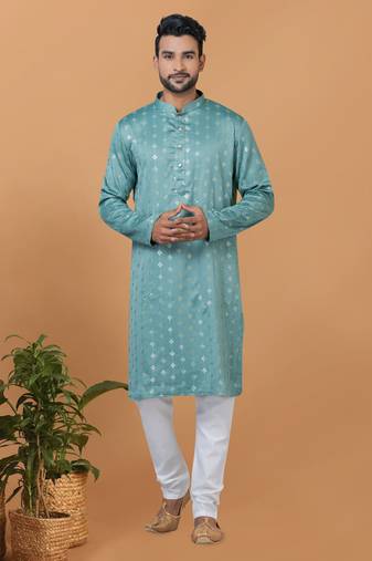 Premium Collection Of Trendy Designer Kurta Pyjama Readymade Men's Wear