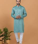 Premium Collection Of Trendy Designer Kurta Pyjama Readymade Men's Wear