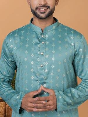 Premium Collection Of Trendy Designer Kurta Pyjama Readymade Men's Wear 2