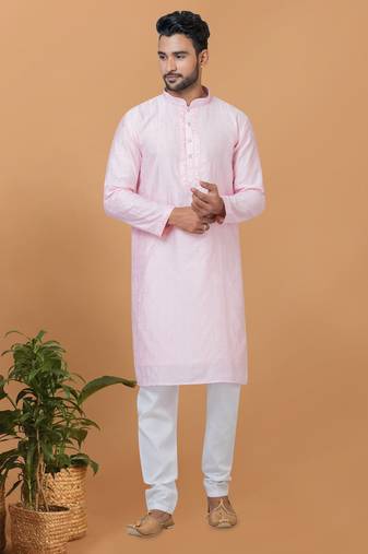 Premium Collection Of Trendy Designer Kurta Pyjama Readymade Men's Wear