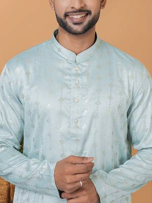 Premium Collection Of Trendy Designer Kurta Pyjama Readymade Men's Wear 2