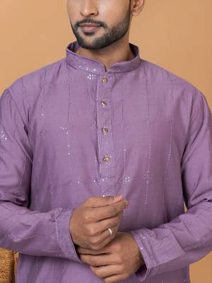 Premium Collection Of Trendy Designer Kurta Pyjama Readymade Men's Wear 2