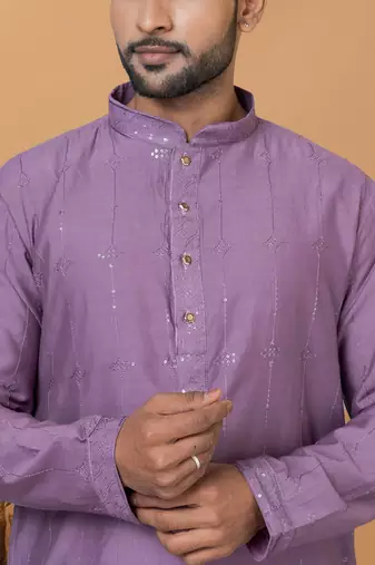 Premium Collection Of Trendy Designer Kurta Pyjama Readymade Men's Wear