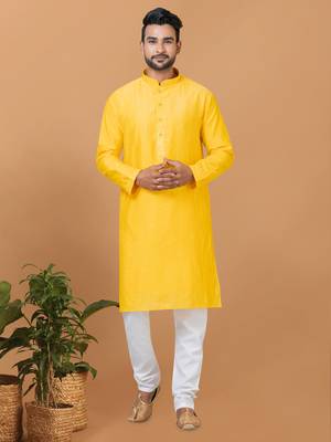 Premium Collection Of Trendy Designer Kurta Pyjama Readymade Men's Wear 1