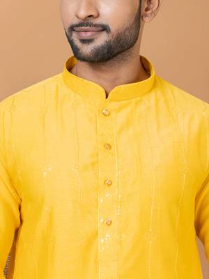 Premium Collection Of Trendy Designer Kurta Pyjama Readymade Men's Wear 2