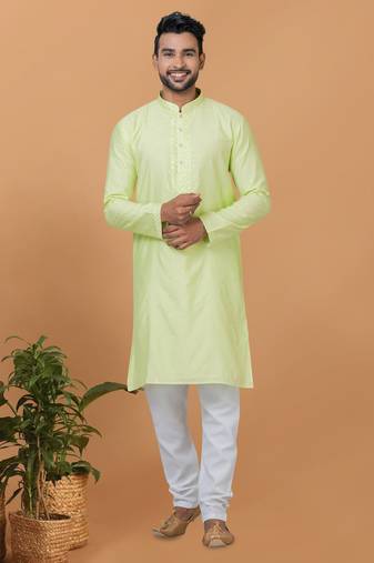 Premium Collection Of Trendy Designer Kurta Pyjama Readymade Men's Wear