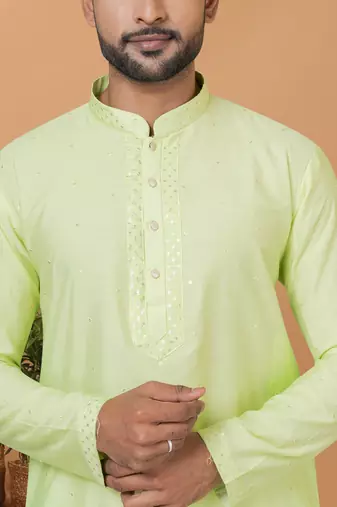 Premium Collection Of Trendy Designer Kurta Pyjama Readymade Men's Wear