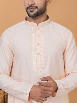 Premium Collection Of Trendy Designer Kurta Pyjama Readymade Men's Wear 2