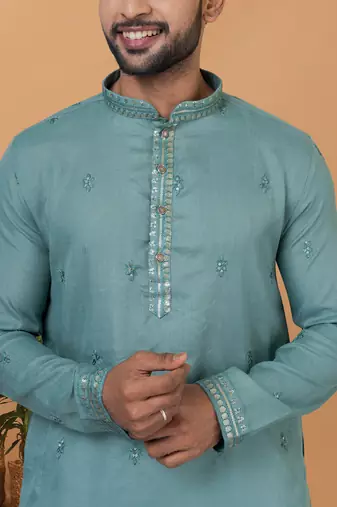 Premium Collection Of Trendy Designer Kurta Pyjama Readymade Men's Wear