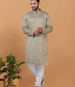 Premium Collection Of Trendy Designer Kurta Pyjama Readymade Men's Wear