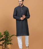 Premium Collection Of Trendy Designer Kurta Pyjama Readymade Men's Wear