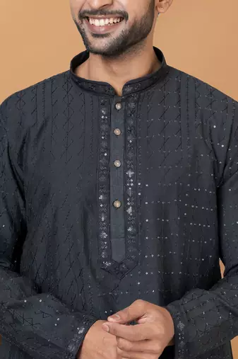 Premium Collection Of Trendy Designer Kurta Pyjama Readymade Men's Wear