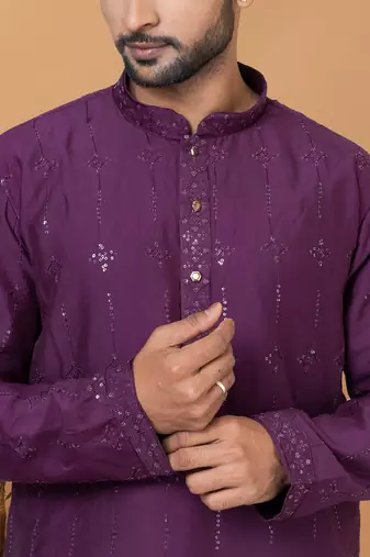 Premium Collection Of Trendy Designer Kurta Pyjama Readymade Men's Wear